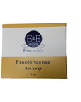 Frankincense Bar Soap package view, natural and soothing for sensitive and eczema skin