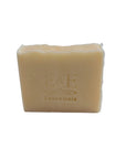Coconut-Free Lemongrass Bar Soap, small batch, E & E Essentials, cold process, on white background