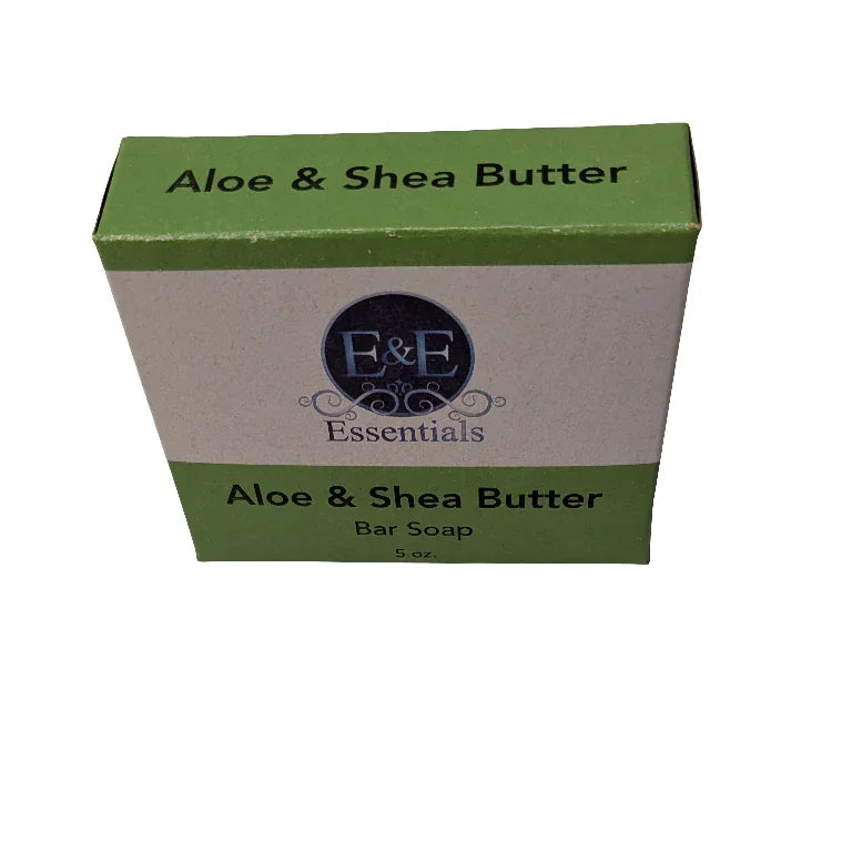 Aloe & Shea Butter Bar Soap for Sensitive Skin - Moisturizing and Gentle.