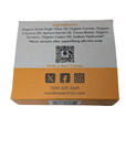 Natural bar soap with carrot and turmeric for glowing skin, offering a refreshing cleansing experience.