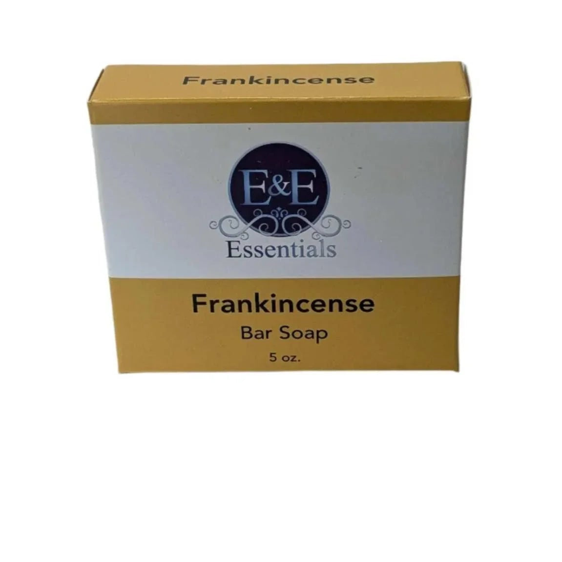 Frankincense Bar Soap box, 5 oz, gentle and moisturizing for sensitive skin.