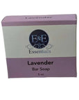Lavender Bar Soap packaging showcasing its calming properties