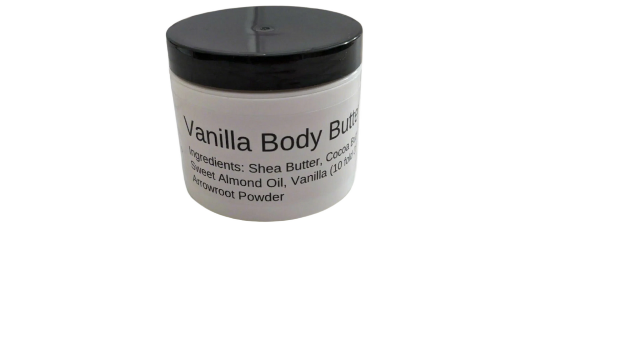 Luxurious vanilla body butter for skincare