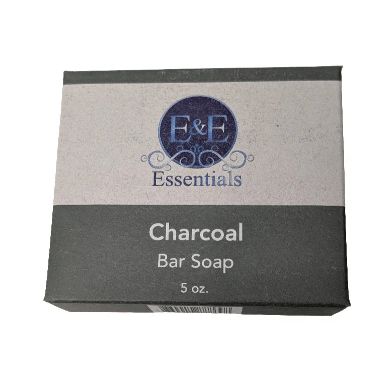 Charcoal bar soap for normal to oily skin, handcrafted for deep pore detox and clarifying wash