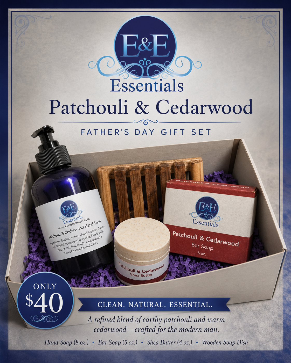 Patchouli & Cedarwood Gift Set