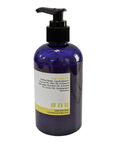 Lemongrass Liquid Hand Soap blue pump bottle with product label on white background