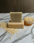 Oatmeal & Honey Bar Soap coconut oil free for sensitive, dry skin, E&E Essentials, handcrafted