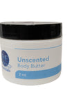 Top view of unscented body butter container