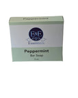 Peppermint Bar Soap with natural ingredients