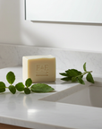 Patchouli Moisturizing Bar Soap by E & E Essentials, vegan, unscented, for sensitive skin, neutral surface