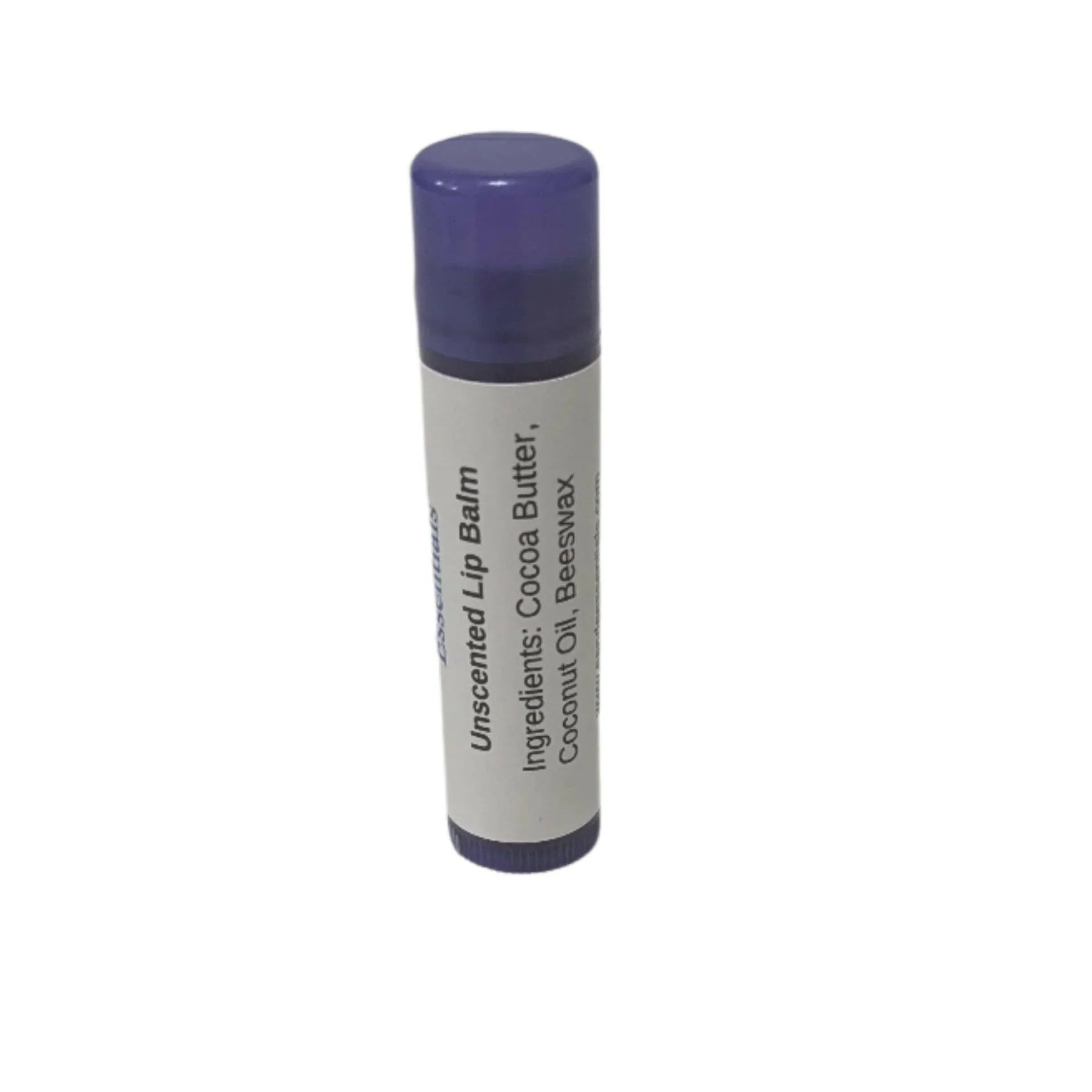 E &amp; E Essentials Unscented Lip Balm, moisturizing beeswax formula for chapped lips