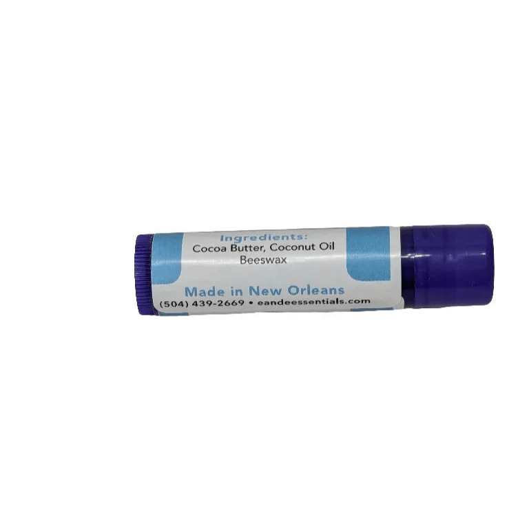 Natural unscented lip balm for dry, irritated, or sensitive lips, Black-owned skincare