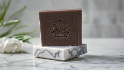 Lavender Bar Soap on Marble