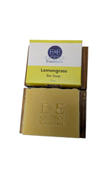 Lemongrass Bar Soap for sensitive skin in eco-friendly packaging.