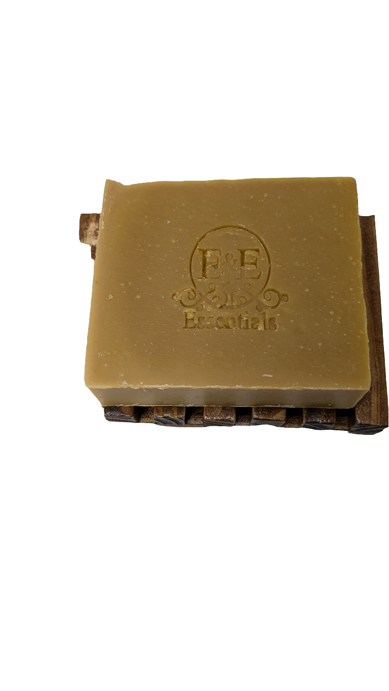 Natural bar soap with carrot and turmeric for glowing skin, offering a refreshing cleansing experience.