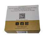 Oatmeal & Honey Bar Soap package with ingredients label.