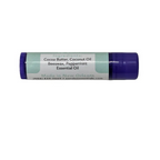 All-natural peppermint lip balm with nourishing oils for dry, chapped lips.