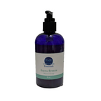 Bayou Breeze Hand Soap in blue pump bottle with label.