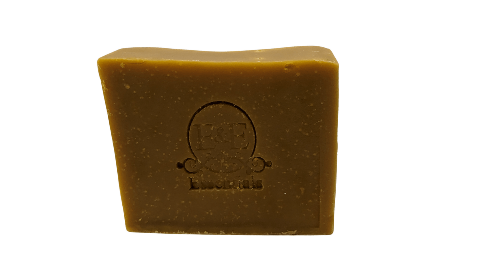 Carrot & Turmeric Bar Soap with branded brown label