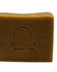 Carrot & Turmeric Bar Soap with branded brown label