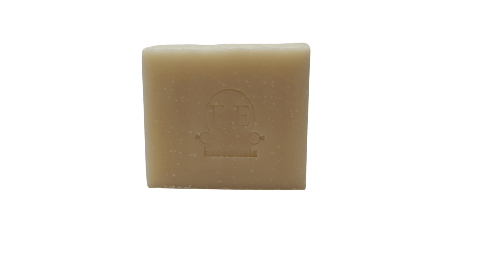 Bar of Frankincense soap with embossed bear design