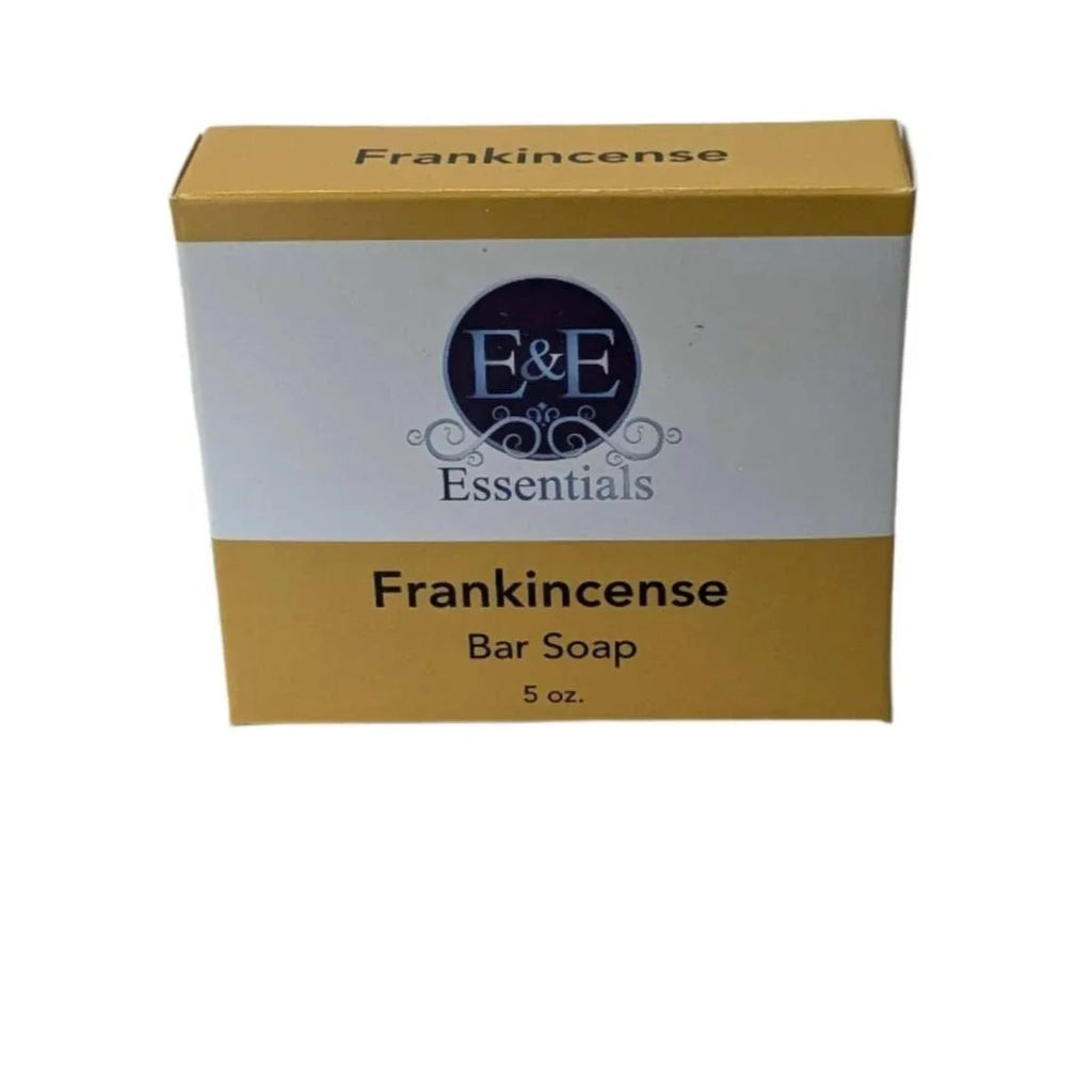 Frankincense Bar Soap box, 5 oz, gentle and moisturizing for sensitive skin.