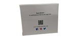 Back packaging of Gumbo Bar Soap displaying ingredients and social media icons.