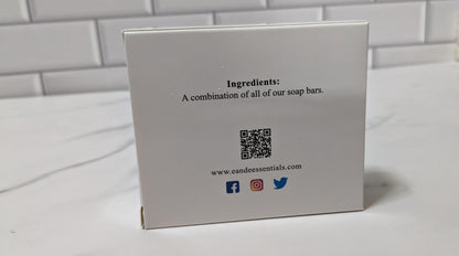 Gumbo Bar Soap packaging featuring a QR code