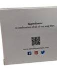 Gumbo Bar Soap packaging featuring a scannable QR code