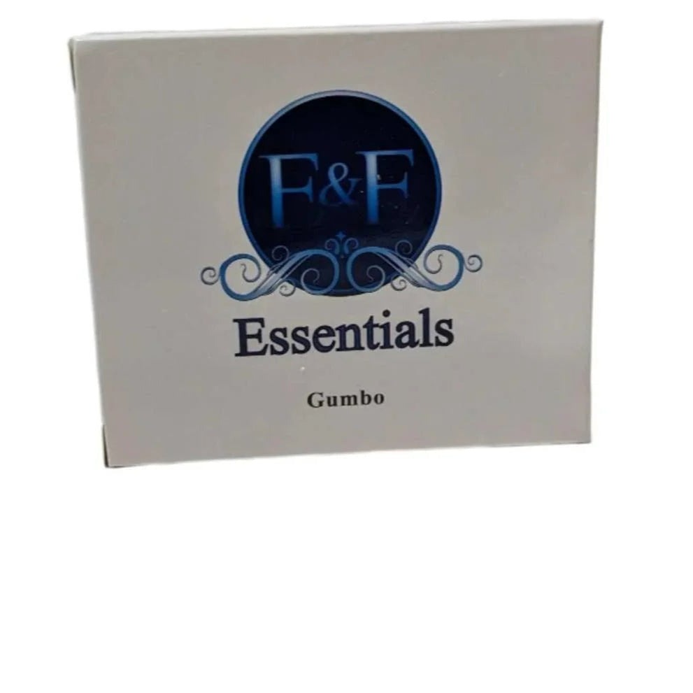 Gumbo Bar Soap packaging with F&F Essentials branding.