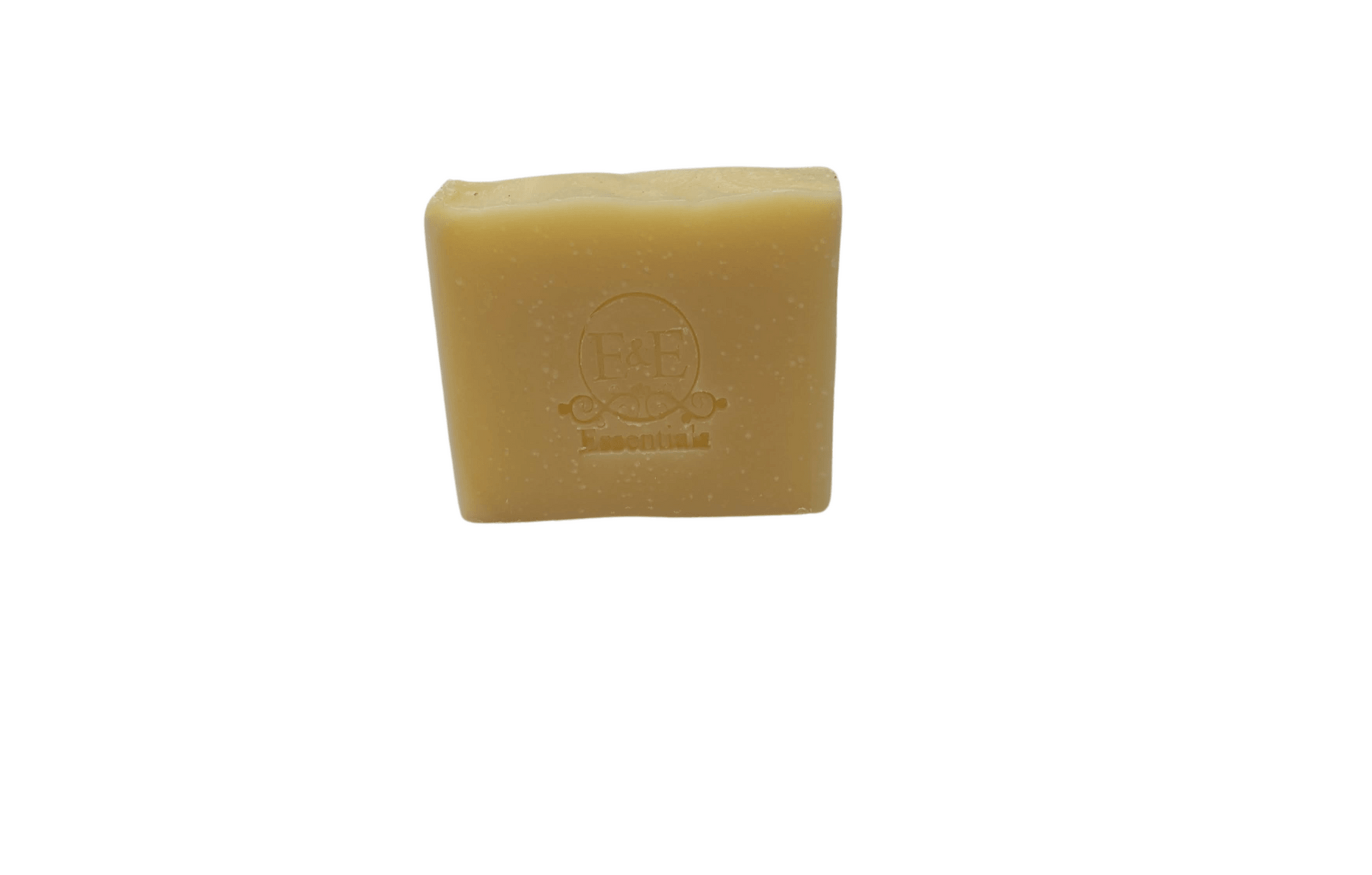 Lemongrass bar soap with an embossed herbal design