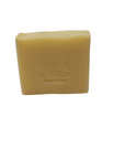 Lemongrass bar soap with an embossed herbal design