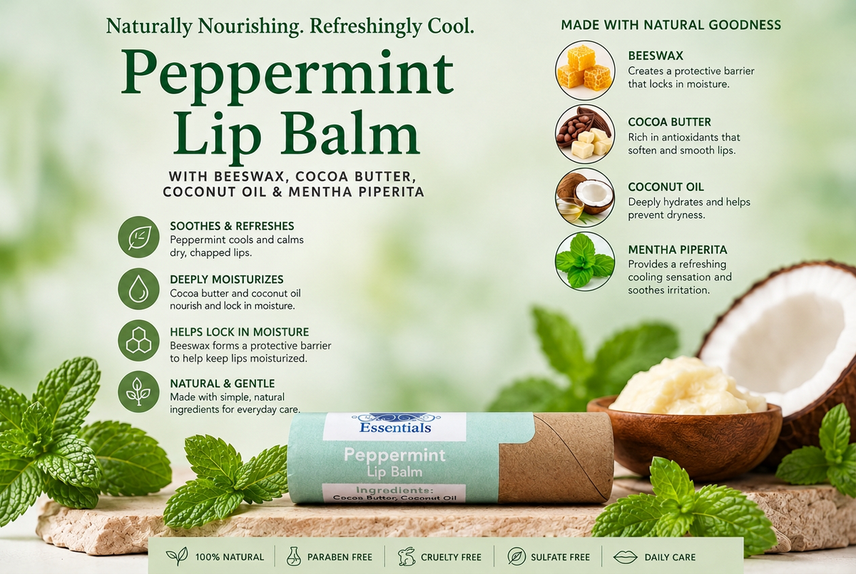Bálsamo labial de menta