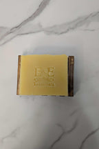 Lemongrass Bar Soap on marble surface, ideal for sensitive skin care.